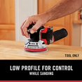 thumbnail image 5 of PORTER-CABLE 20V MAX Random Orbital Sander, Cordless, 5-Inch, Tool Only (PCCW205B), 5 of 5