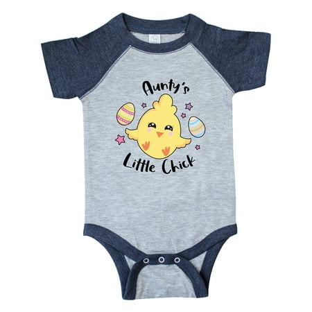 

Inktastic Happy Easter Aunty s Little Chick Gift Baby Girl Bodysuit