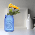 thumbnail image 5 of Blue Wide Mouth Mason Jars 32 oz,6 Pack Colored Quart Glass Canning Jars with Ai, 5 of 6
