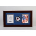thumbnail image 2 of Allied Frame US Coast Guard Medallion Double Picture Frame - Two 4 x 6 Photo Openings, 2 of 4
