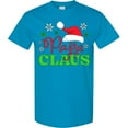 thumbnail image 3 of Inktastic Papa Claus with Christmas Santa Hat and Snowflakes T-Shirt, 3 of 5