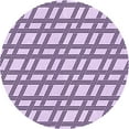 thumbnail image 1 of Ahgly Company Machine Washable Indoor Round Transitional Rebecca Purple Area Rugs, 8' Round, 1 of 7