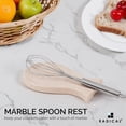thumbnail image 2 of Radicaln Verona 8" Handmade Marble Spoon Rest | Luxury Cooking Spoon Holder for Stove Top | Utensil Holder for Kitchen Counter | Chef Kitchen Décor, 2 of 6