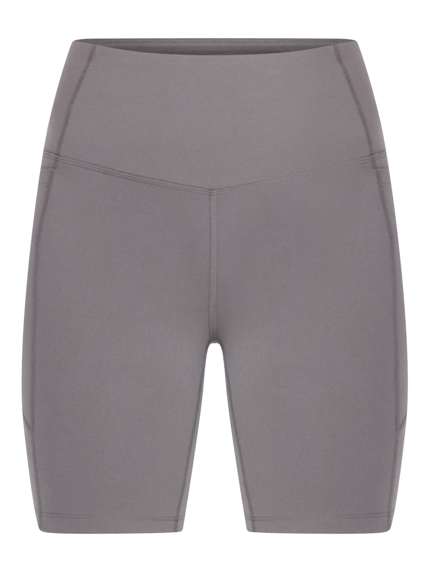 Athletic Works Women's and Women's Plus High Rise Bike Shorts, 7" Inseam, Size XS-4X