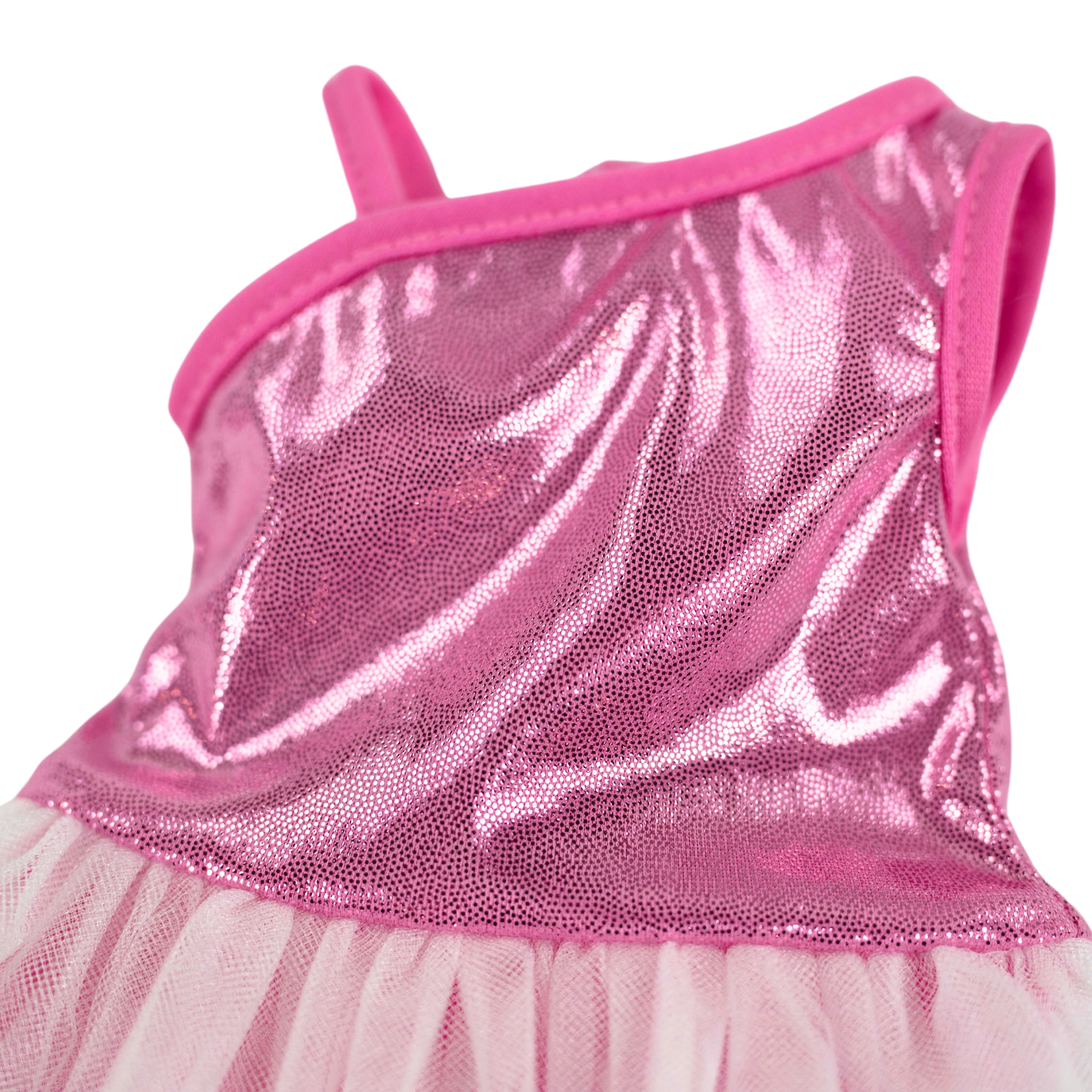 My Life As Ballerina Fashion Set for 18-inch Doll, 3 Pieces Included, Dark Pink with Light Pink Trim