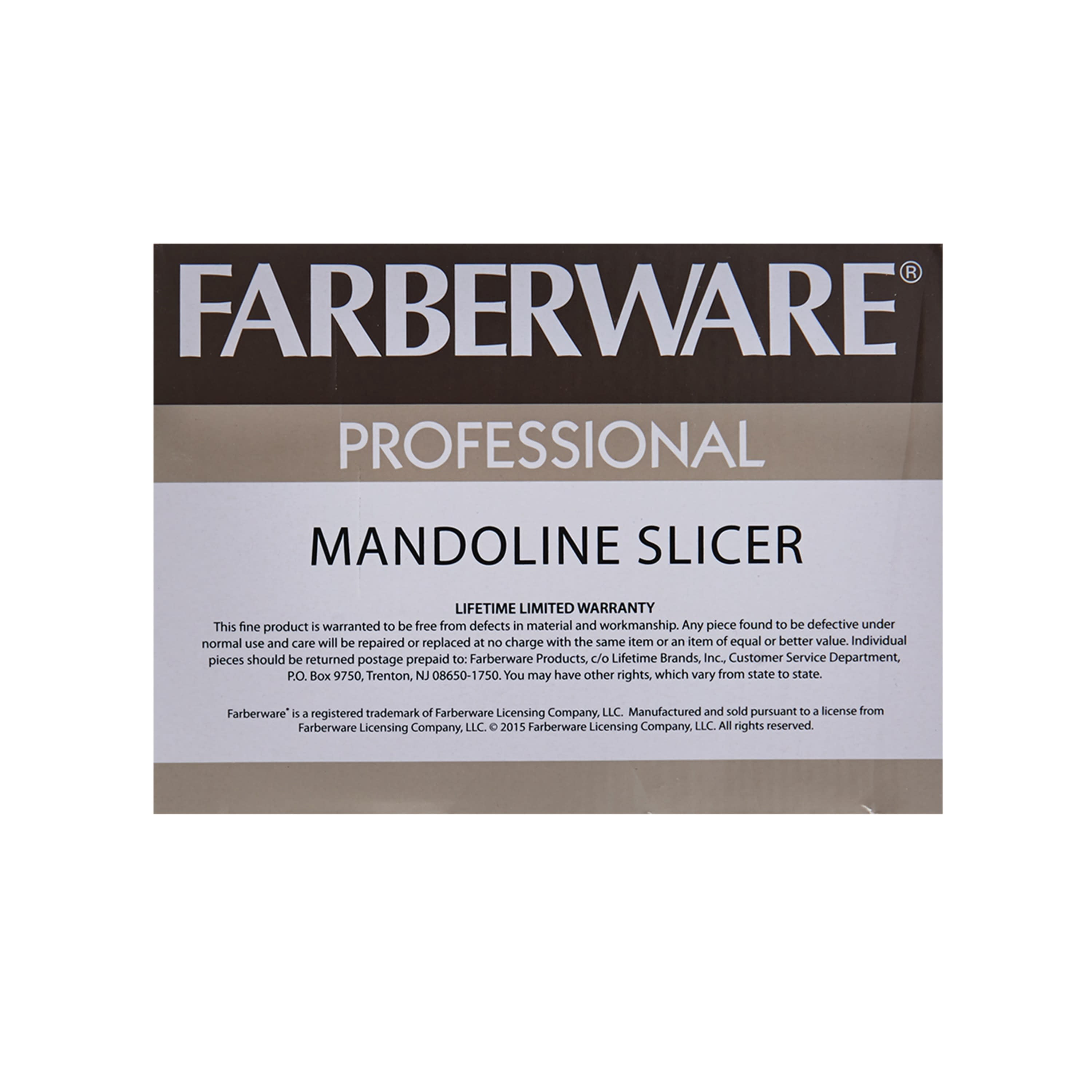 Farberware Professional Mandolin Multi Slicer, White