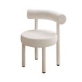 thumbnail image 4 of Tocador,Silla de maquillaje simple y moderna,Silla de comedor Silla de tocador cómoda de moda,Silla ergonómica para el hogar Silla de escritorio de terciopelo,Silla de maquillaje de, 4 of 8