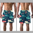 thumbnail image 3 of luoweisi Men's Beach Shorts Quick Dry Swim Trunks with Mesh Lining Whale XL, 3 of 5