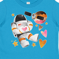 thumbnail image 4 of Inktastic Astronaut Valentine Outer Space Hearts Boys or Girls Toddler T-Shirt, 4 of 5