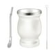 thumbnail image 4 of Juego de taza de mate para el hogar, duradera y fácil de limpiar, 230 ml, ideal para el dormitorio. Blanco, 4 of 9