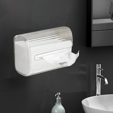 White Wall-Mounted Tissue Box Durable Napkin Holder for Household Sanitary Maintenance Management Utility and Professional Organization Accessory Design Space-Saving 1pc White Wall-Mounted Tissue Box Durable Napkin Holder for Household Sanitary Maintenance Management Utility and Professional Organization Accessory Design Space-Saving 1pc
