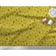 thumbnail image 2 of Soimoi Tissu Poly Georgette Flocon de Neige Imprimé Artistique Tissu au Mètre 52 Pouces de Large, 2 of 3