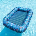 thumbnail image 4 of Flotador inflable FinduWill para piscina para adultos, 180 x 125 cm, color azul, 4 of 5