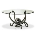 thumbnail image 3 of SPI Home Cast Aluminum Glass Top Octopus Coffee Table, 3 of 4