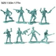 thumbnail image 2 of BESTSKY 100Pcs Soldier Model Army Men Toy Soldiers Playset for Imaginative Play Educational Projects for Kids, 2 of 7