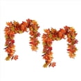 thumbnail image 2 of Guirnaldas de Acción de Gracias 4 Piezas Guirnalda de Otoño Artificial Hojas de Arce Guirnalda de Otoño Decorativa de 5.8 Pies para de Puerta de Chimenea, 2 of 5
