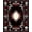 Black Red Ivory, Pattern 3, variant on ODIKA Gothic Damask Skull Medallion Halloween Ornate Border Design Pet Friendly & Kids Safe Play for Playroom, Bedroom, Reading Nook