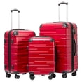 thumbnail image 1 of Coolife Luggage Expandable(only 28") Suitcase 3 Piece Set with TSA Lock Spinner 20in24in28in (red), 1 of 1