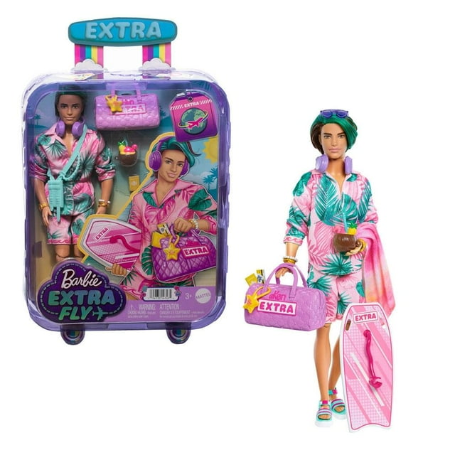 Muñeco Barbie Extra Fly Ken Look de Playa