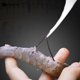 thumbnail image 4 of Herramienta de acero para quitar hilos de camarones Cuchillo para limpiar los intestinos de los camarones Cuchillo para retirar hilos de camarones Utensilios de cocina, 4 of 5