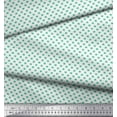 thumbnail image 2 of Soimoi Green Heavy Canvas Fabric Cross & Geometric Print Sewing Fabric Yard 58 Inch Wide, 2 of 3