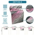 thumbnail image 7 of Table Runner Dresser Scarves 72 Inch Long, Pink and Grey Gradient Modern Geometric Linen Dining Table Runners Abstract Beach Tabletop Scarf for Wedding Holiday Party Kitchen, 7 of 7