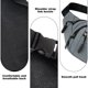 thumbnail image 3 of Bolsillos para hombres y mujeres, para deportes al aire libre, ocio, mensajero, bolsillos de gran capacidad, gris, 3 of 5