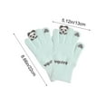 thumbnail image 3 of Rufa Pandas Cute Fleece-Lined Winter Gloves, Thick Warm Unisex Touchscreen Gloves for Kids and Teens, Windproof and Cold-Resistant,Multiple color options, 3 of 5