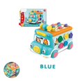 thumbnail image 3 of Juguete De Autobús, Juguetes De Aprendizaje Musical Para Bebés Con Luz De Sonido, Reloj De Juguete De Juego Whack-A-Mole, Regalo De Educación Temprana Para Niños Pequeños Y Niñas Monstrate FN003499-01, 3 of 6