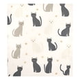 thumbnail image 6 of Yayeee Magnetic Dishwasher Cover for The Front Decoration Home Kitchen Machine Sticker Protector, Black Cute Cats, 6 of 6