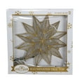 thumbnail image 6 of Kurt S Adler Gold Capiz Star Christmas Tree Topper with 10 Lights, 906", 6 of 7