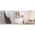 thumbnail image 4 of K&K 71" Arched Farmhouse Kitchen Pantry Cabinet - White, 4 of 7