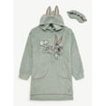 thumbnail image 5 of Looney Tunes X Justice Girls Long Sleeve Sleep Hoodie and Eyemask, 2-Piece, Sizes, 5 of 5