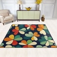 thumbnail image 2 of Yayeee Area Rugs for Living Room 6.7'x4.8' Indoor Non Slip Washable Bedroom Carpet, Green Clover Pattern, 2 of 5