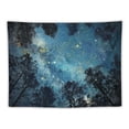 thumbnail image 5 of FUMJ Starry Sky Tapestry Starry Night Forest Nature Scenery Landscape Tapestry Living Room Bedroom Decoration Tapestry, 5 of 6