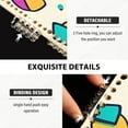 thumbnail image 3 of FORMRS 1-Subject Spiral Notebook 8" x 5" College Ruled 60 Refillable Sheet A5 Hard Cover, 2 Pack, Beige Retro Pattern, 3 of 7
