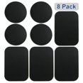 thumbnail image 1 of Leadingstar 8 Pcs Magnetic Metal Plates Sticker for Smart Phones Matte Black, 1 of 8