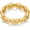 Oval Gold Chain, variant on Chunky Chain Bracelet for Women Adjustable Elastic Stretch Link Bracelets Thick Chunky Link Statement Bracelet Gold/Silver