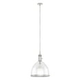 thumbnail image 2 of Hunter - Van Nuys 1-light Brushed Nickel, Medium Size Pendant Light, Dimmable, Transitional Style, Bell Shaped, for Bedrooms, Dining, Living Rooms - 19298, 2 of 8