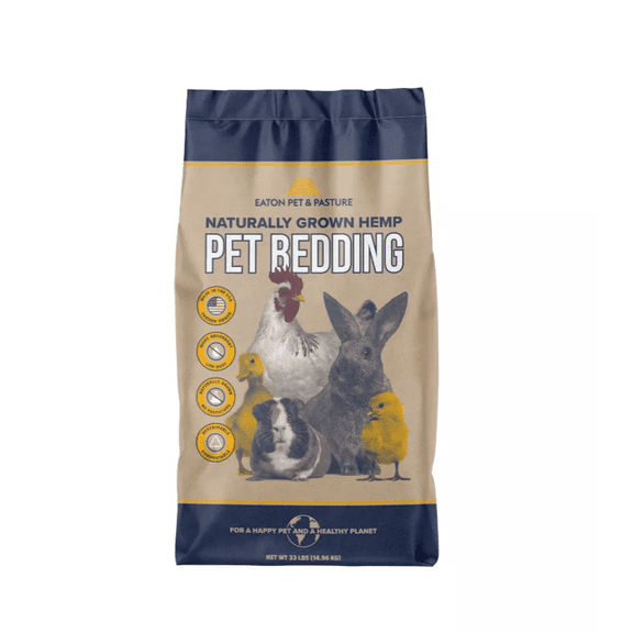 Eaton Pet & Pasture Premium Naturally Grown Hemp Small Pet Bedding, 4 cu. ft.
