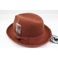 thumbnail image 2 of Men's New Stacy Adams Rust Fedora GT SAW717, 2 of 3