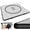 Grey and Black, variant on YEAHIBABY Portable Inflatable Gym Mat Multi PVC Spacious Practice Area for Home and Outdoors
