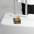 thumbnail image 5 of PhooArto 2 PCS Luggage Tag for Suitcase Bag Tags for Backpacks Baggage Handbag School Instrument Tag Label, Vintage Red Panda Daisy Flowers, 5 of 6