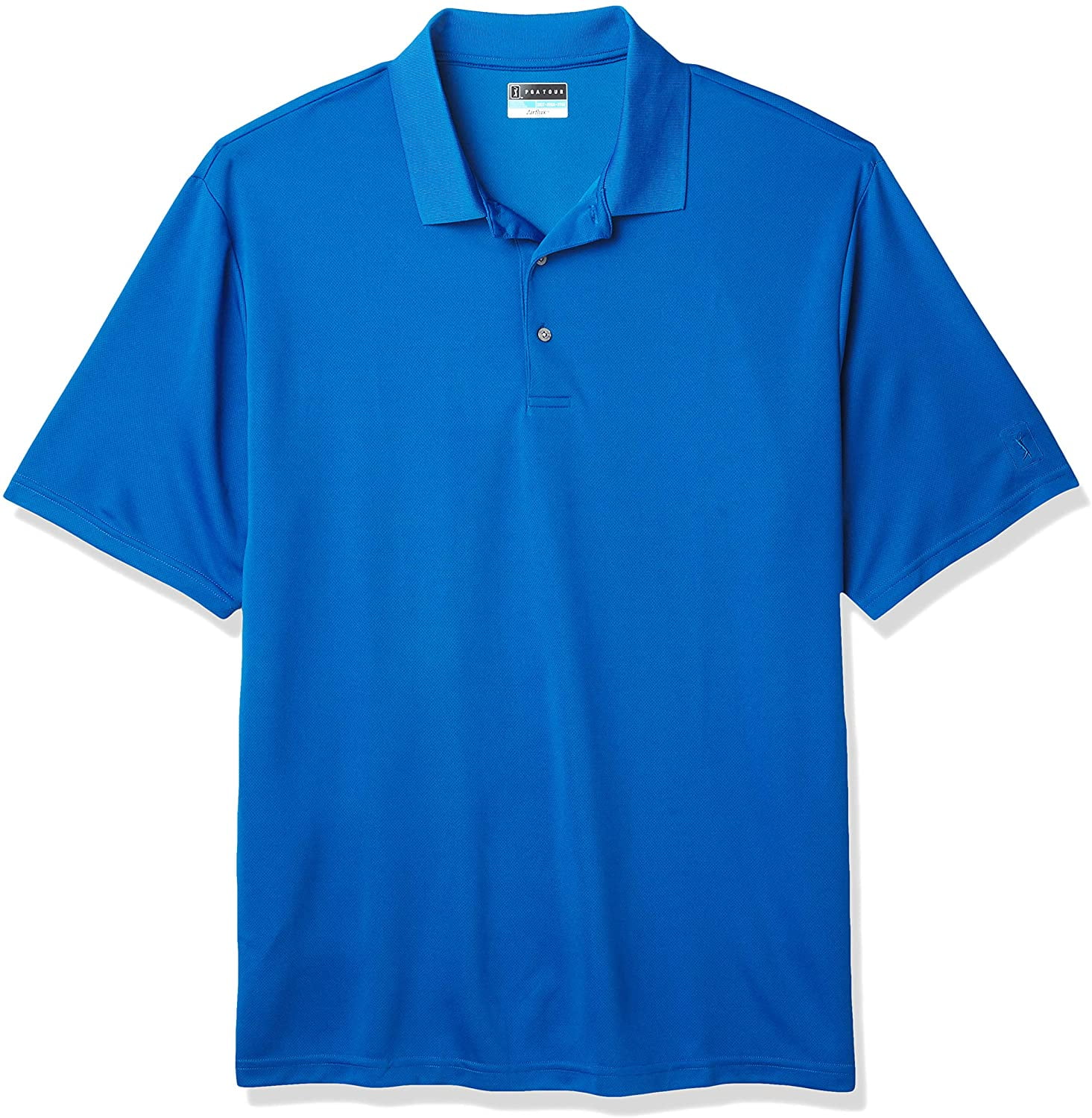 PGA TOUR Mens Big & Tall Short Sleeve Striped Polo Shirt