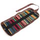 thumbnail image 1 of 1 Box Colored Pencil Set 36 Colors WaterSoluble Students Painting Kit Canvas Bag Brush, 1 of 5