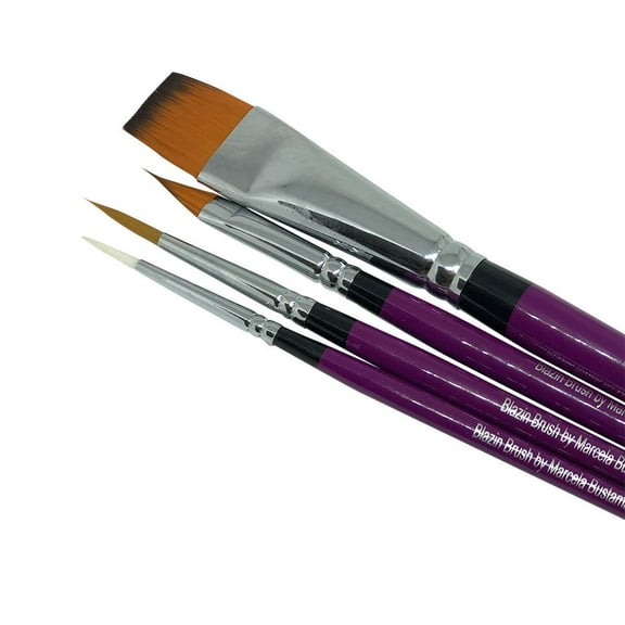Blazin Brush Collection by Marcela Bustamante (4 pcs)