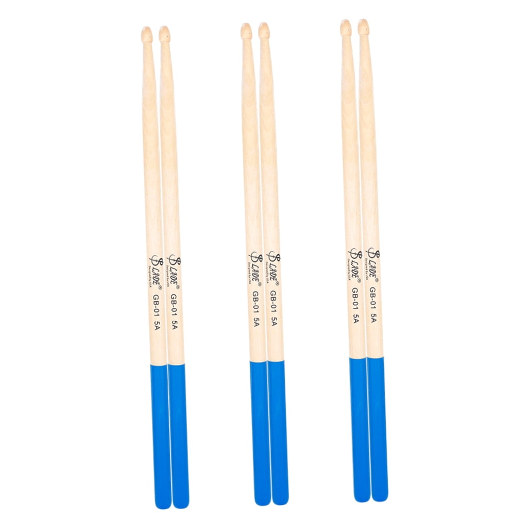 RENACLIPY Maple Drumsticks 3 Pairs for Music Practice and Performance
