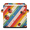 Multicolor 1, variant on CURLYOOT Ladybugs Cube Storage Bin 11 Inch Fabric Storage Cube for Shelves Decorative Wildflowers Flowers Foldable Basket with Leather Handle for Closet Shelves Organizer