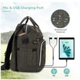 thumbnail image 5 of Mochila para pañales DERJUNSTAR, grande, impermeable, con puerto USB, 5 of 5