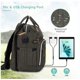 thumbnail image 5 of Mochila para pañales DERJUNSTAR, grande, impermeable, con puerto USB, 5 of 5
